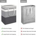 thumbnail image 5 of 2-Pack Large Laundry Basket,Waterproof Freestanding Laundry Hamper, Collapsible Tall Clothes Hamper with Extended Handles (Gradient Grey, 75L), 5 of 9