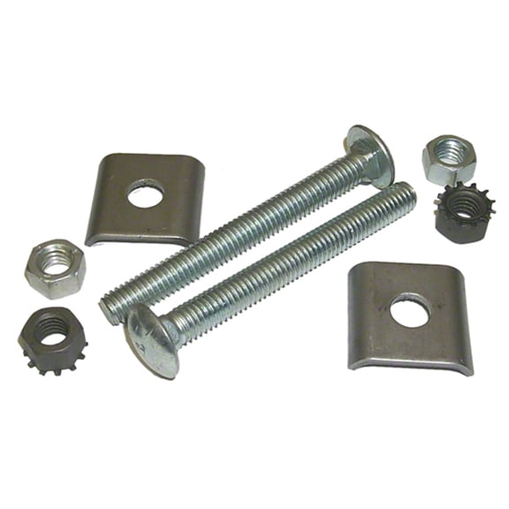 8-PIECE FUEL TANK STRAP HARDWARE KIT; CONSISTS OF BOLTS; NUTS; AND    SPACERS