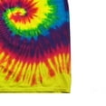 thumbnail image 3 of Colortone Womens Rainbow Tie-Dye Short Sleeve Heavyweight T-Shirt, 3 of 4