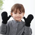 thumbnail image 3 of M Guantes de punto de moda guantes acogedores tejidos a mano guantes gruesos unisex para niños pequeños, 3 of 5