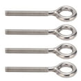 thumbnail image 4 of Tornillo De Ojo De Elevación M6x73, 10 Piezas 2.9in Plata 304 Acero Inoxidable Prácticos Pernos De Ojo De Elevación Para Carga De Riel De Equipo De Minería Cergrey M6x73 Lifting Eye Hook, 4 of 8