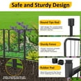 Anyask Heavy Duty Metal Dog Playpen Outdoor for RV & Camping, Garden Fence for Yard Landscape Patio Outdoor Decor, W26.7"xH32", 8 Pack