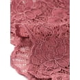 thumbnail image 5 of Cárdigan Toreras Top De Encaje Floral Transparente Man3/4 Elegante PaMujer Roempolvado Allegra K, 5 of 5