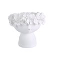 thumbnail image 2 of Flower Wreath Girl Vase Crown Storage Box Doll Head Planter Nursery Decor, 2 of 5