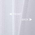 thumbnail image 3 of EastVita Kitchen Curtains And Valances Set 3 Pcs 30 Inch Length Waffle Weave Textured Cafe Cutains Tier And Valance Waterproof Bathroom Curtains Window Treatment 30*30"*2Pcs + 60*15", 3 of 7