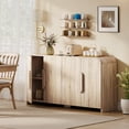 thumbnail image 2 of HOMCOM Buffet, Armoire Moderne de 62 Pouces avec Portes à Fermeture en Douceur, 2 of 10