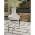 thumbnail image 2 of Signature Design by Ashley Estonbank 28.5" Metal Vase, Distressed Cream Finish, 2 of 6