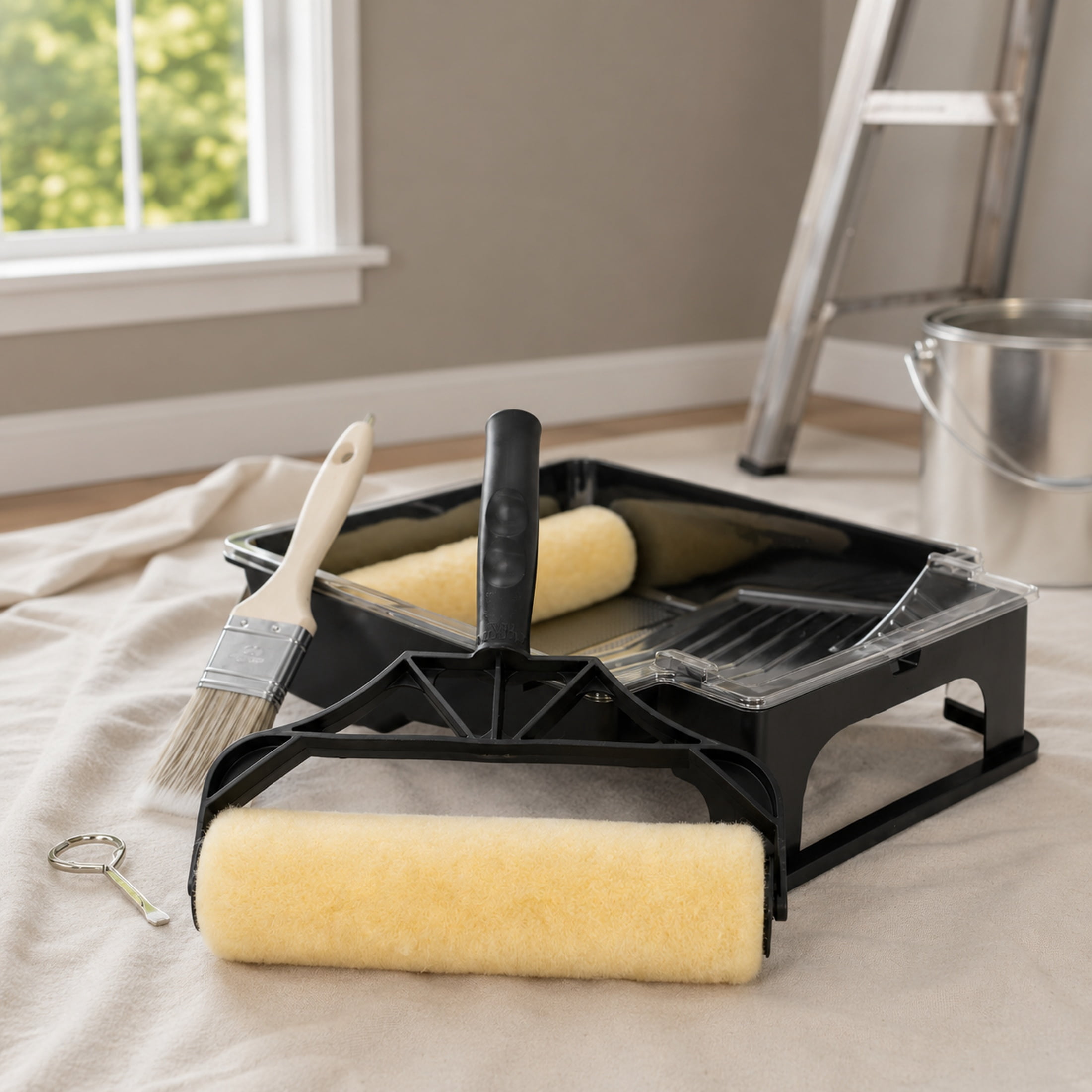 BETTER 8-Piece High Density Knit Paint Tray Kit