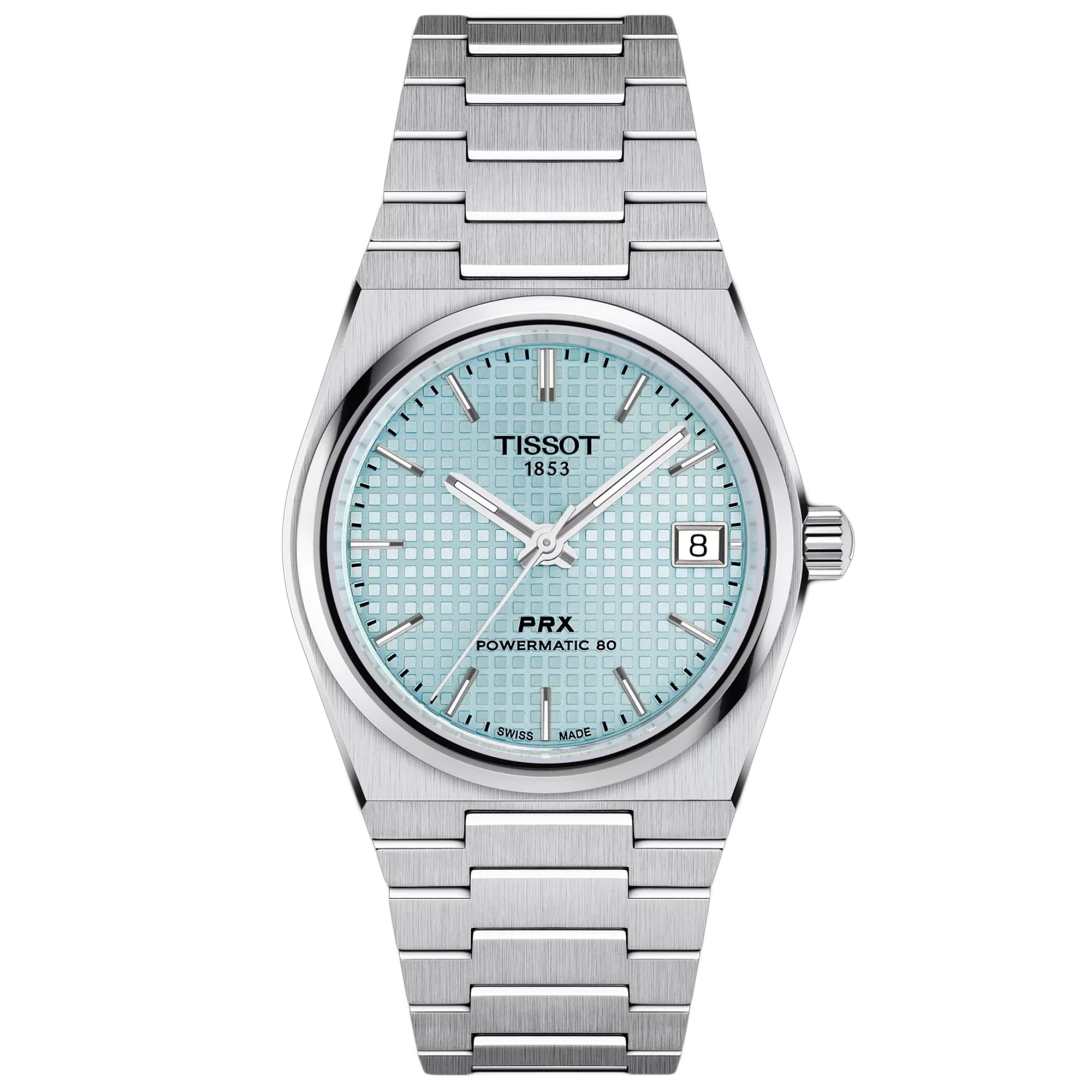 Tissot PRX Powermatic 80 Men's Ice Blue Dial Automatic Watch T137