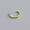 Gold, variant on Simple Single 925 Sterling Silver Plain Thin Band Ear Cuff Earring F1260-Silver-1 single earring (1 pc)