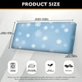 thumbnail image 4 of ZUXONGSY Christmas Couch Cushion Cover Snowflakes Sofa Cushion Dust Cover Furniture Protection Cover Easy to Install and Clean Sofa Seat Cushion Covers Xmas Decorative Cover Size M, 4 of 5