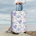 thumbnail image 4 of Uemuo Lavender Flowers Printed Washable Luggage Cover - Fashion Suitcase Protector Fits 18-32 Inch Luggage -X-Large, 4 of 9