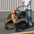 thumbnail image 1 of Dog Stroller Ultra-large 4 Wheels Pet Jogger Wagon Foldable Cart Travel Trolley Outdoor Animal Carrier Load Up To 55kg ShopWise Round, 1 of 6