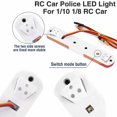 thumbnail image 3 of UrbanEden RC Car LED Light, RC Light Ultra Bright Simulation Model Car LED Flash Light 145x22x12mm For 1:8 1:10 RC Model Car, 3 of 8