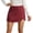 Wine, variant on Amkhujs Womens Mini Skirts with Shorts Trendy Elegant Work Shirt Curved Hem High Waist A Line Skirt with Zipper,Wine,M