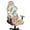 Dragonfly Colorful Daisy, variant on TSOVTHRID Brown Cow Pattern 4 PCS Gaming Chair Covers Slipcovers Non-Slip Gamer Chair Cover Stretch Breathable Rotating Armchair Covers with Armrest Covers