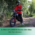 thumbnail image 5 of X-Pro Drax Sport Peak 2700W Electric Dirt Bike for Teens & Adults Off‑Road E‑Bike with 14"/12" Wheels!, 5 of 6
