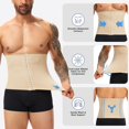 thumbnail image 2 of KIWI RATA Mens Waist Trainer Trimmer Tummy Control Shapewear Slimming Girdle Stomach Band Back Support Body Shaper Belt, 2 of 6