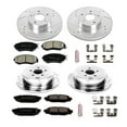 thumbnail image 3 of PowerStop Front and Rear Z23 Evolution Sport Carbon-Fiber Ceramic Brake Pad and Drilled & Slotted Rotor Kit Fits: SUBARU Select Models K6112, 3 of 10