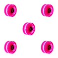 thumbnail image 3 of Soidarity Light Up Quad Roller Good Grip LED Ruedas de patín redondas Reducción de la fricción Rueda de doble Alta dureza Outdoor Girl Pink / Type2 NO2, 3 of 6