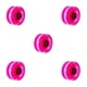 thumbnail image 3 of Soidarity Light Up Quad Roller Good Grip LED Ruedas de patín redondas Reducción de la fricción Rueda de doble Alta dureza Outdoor Girl Pink / Type2 NO2, 3 of 6