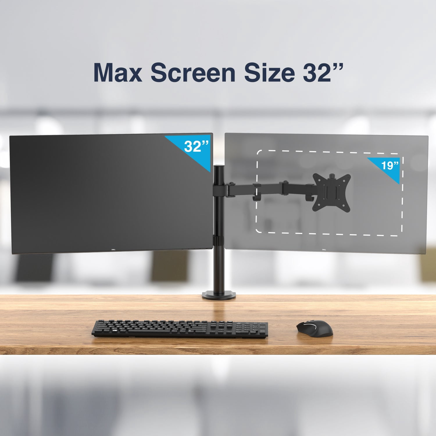 Desky Dual Eco Monitor Mount