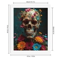 thumbnail image 2 of Paint by Numbers Kit for Adults, Floral Skull Art Vibrant Design Paint by Numbers, Easy Paint by Numbers Kit for Adults Beginner, DIY Adult Paint by Number Kits on Canvas, Home Decor, 2 of 7