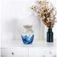 thumbnail image 5 of MUKTIVE Blue Urns for Human Ashes Adult - Cremation Urns for Ashes Adult Female Mother - 3 Inch Urn for Burial - Keepsake Decorative Urn for Dad, 5 of 7