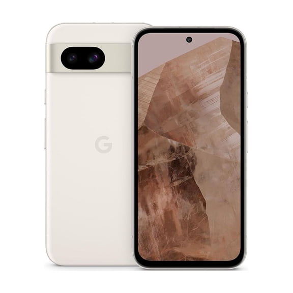 Restored Google Pixel 8a GKV4X Unlocked 128GB Porcelain (Refurbished)