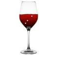 thumbnail image 4 of Barski - Handmade Glass - Sparkle - Red Wine Glass - Decorated with Real Crystal Diamonds - 16 oz. - Made in Europe - Set of 4, 4 of 5