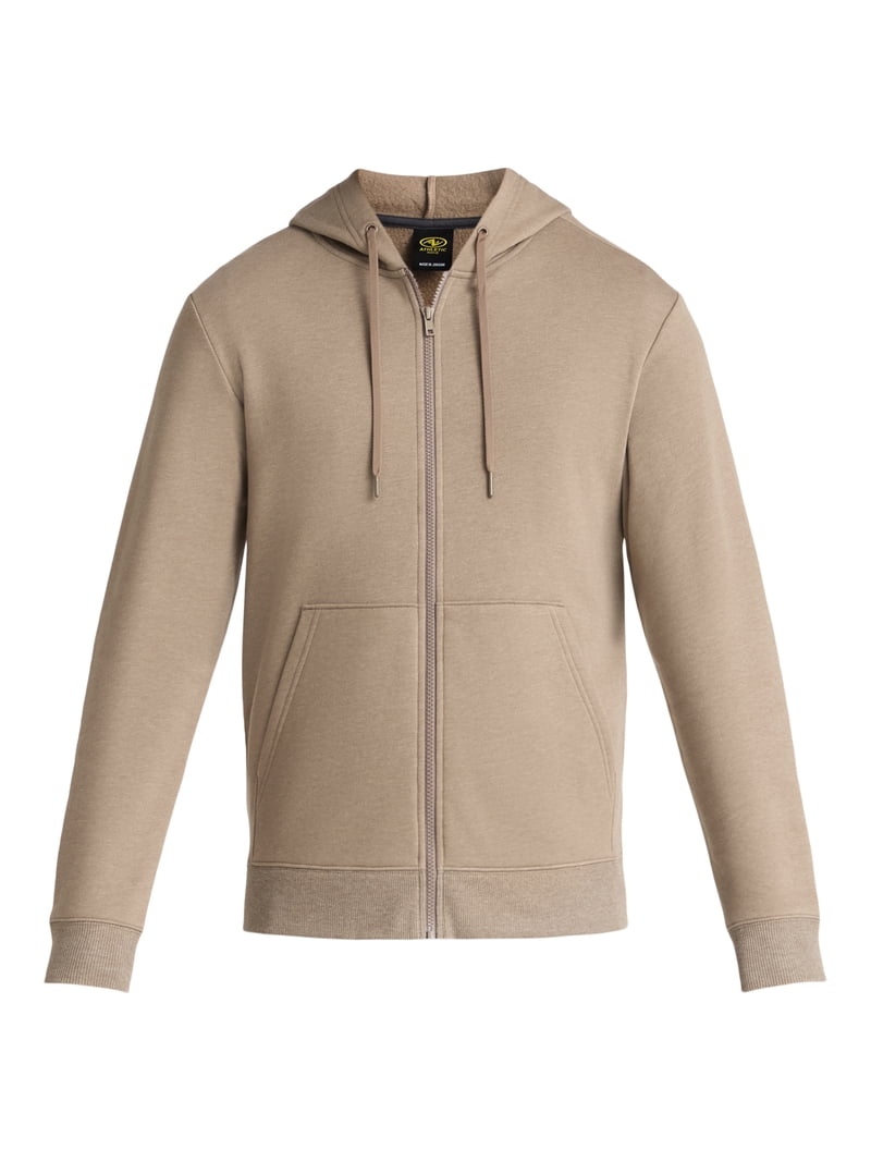 rough&swell BIG ARCH SWEAT ベージュ　M Athletic Works Men's and Big Men's Zip Up Fleece Hoodie Sweatshirt