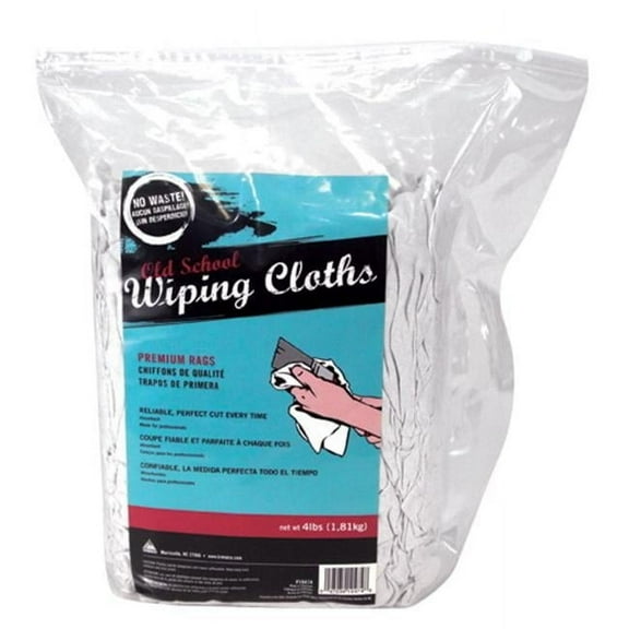 Trimaco TM10475 18 x 18 in. Old School Jersey Rags - 22 lbs