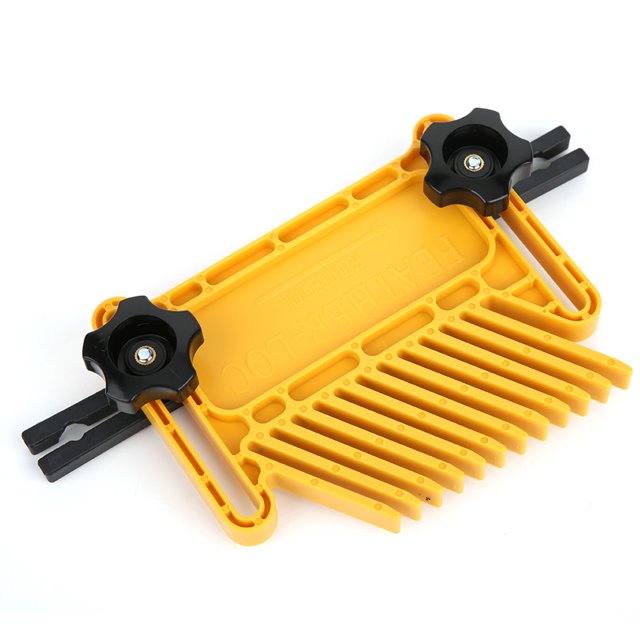 Feather 2Pcs Woodworking Feather Board Set Router Tables Saws Yellow Carpentry Aid Hand Tool Kit