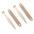 thumbnail image 4 of Palos de lanzadera de madera para tejer perfecl 4 Piezas Accesorio de bricolaje, 4 of 8