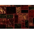 thumbnail image 1 of Ahgly Company Indoor Rectangle Abstract Orange Modern Area Rugs, 4' x 6', 1 of 4