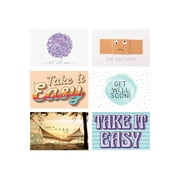 Better Office Products - Greeting card - 10.2 x 15.2 cm - get well soon/take it easy - pack of 50