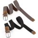 thumbnail image 3 of Paquete de 2 cinturones elásticos trenzados para mujer, cinturón elástico, cinturones de tela elásticos para hombre, cinturones para mujer para jeans, 3 of 4