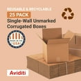 thumbnail image 3 of AVIDITI Shipping Boxes Small 12"L x 12"W x 12"H, 25-Pack  Corrugated Cardboard Box for Packing, Moving and Storage, 3 of 4