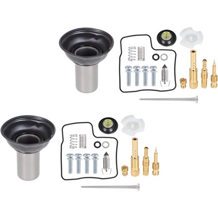 LABLT 2 x Carburetor Repair Kit and Diaphragm Replacement for Honda Steed Shadow VLX400 VT 600 1994-2003