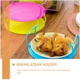 thumbnail image 3 of Miangastore Microwave Steaming Tray with Layered Storage Design for Kitchen Use Assorted Color Plastic 3pcs, 3 of 9