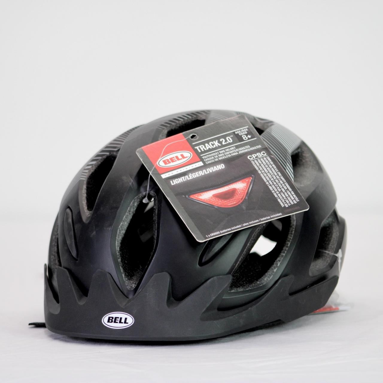 Bell Sports Track 2.0 Black/Silver Bicycle Helmet Age 8+ (53cm60cm