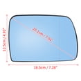 thumbnail image 3 of Unique Bargains Right Side Mirror Glass with Backing Plate Heated 51167039595 51167039596 for BMW X5 E53 1996-2006, 3 of 7