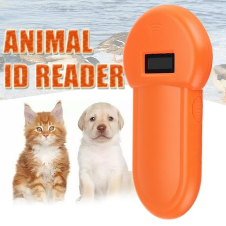 USB LCD Universal Handheld Pet Animal RFID Scanner Microchip Recognition ID Ear Tag Chip Portable Reader