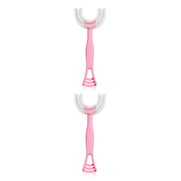 Bearachild Cepillo de para bebé ergonómico de doble cara de silicona de 360 grados, cepillo de Manual en forma de U, cuidado Type6 NO6 Bearachild CBP088540