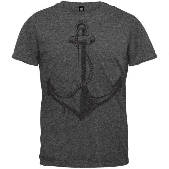 Summer Anchor Dark Heather T-Shirt - 3X-Large