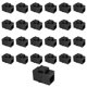 thumbnail image 3 of 25 Pcs Rj45 Coupler Cat6 Keystone Jacks Inline Coupler Female to Female Insert Coupler, 3 of 5