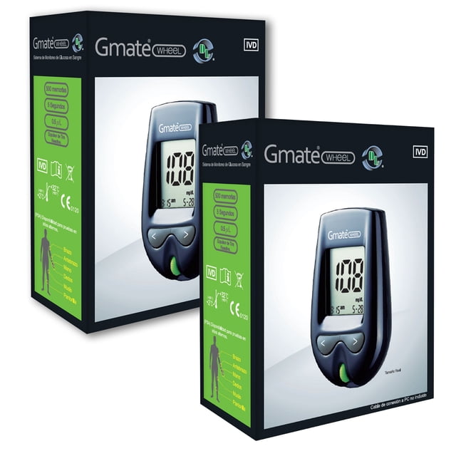 Kit 2 Glucometros GMATE WHEEL