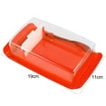 thumbnail image 6 of Ludlz Butter Storage Box with Lid Cutter Spoon Food Grade Freshness-keeping Refrigerator Cheese Food Container Holder Kitchen Supplies, 6 of 8