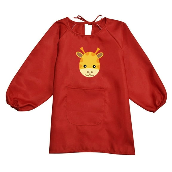 YUEHUA Kids Art Smock, Waterproof Apron with Pocket for Children, Artist Painting Aprons Smocks with Long Sleeve for Boys and Girls