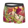 thumbnail image 2 of Fotbe Bright Mushrooms Men’s Total Support Pouch Boxer Briefs, X-Temp Cooling, Moisture-Wicking Underwear, Regular, Long-leg and Trunk-Medium, 2 of 9